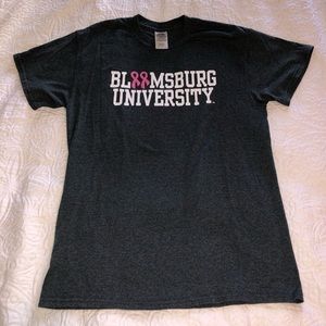 Bloomsburg University Breast Cancer Ribbon T-shirt